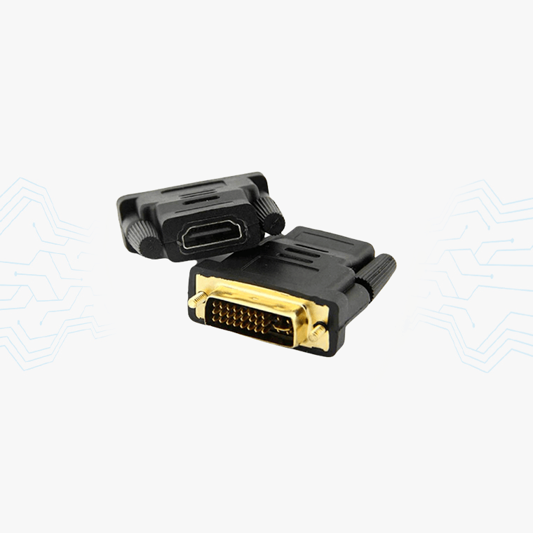 ADAPTADOR DVI 24  5 MACHO A HDMI HEMBRA