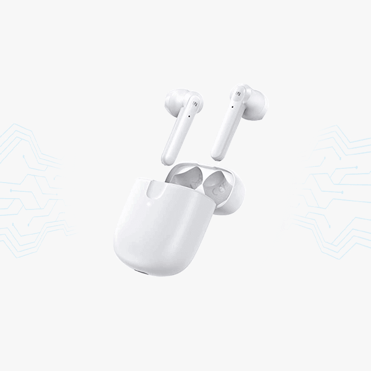 AUDIFONO INALAMBRICO BS ELITE BLANCO BLUETOOTH V5.1