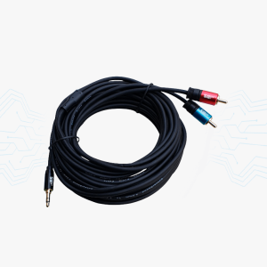 CABLE BS DE AUDIO 2RCA A 3.5MM 10M PREMIUM
