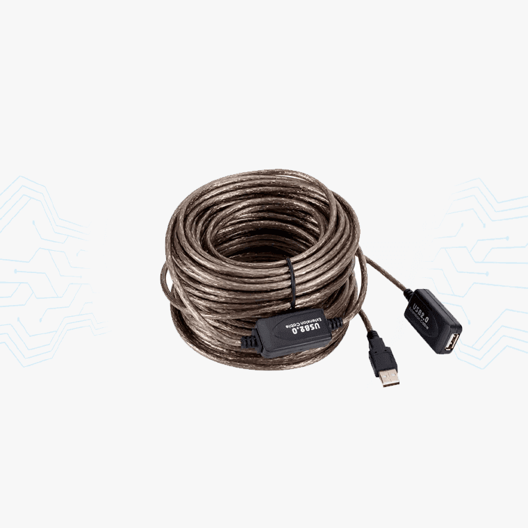 CABLE EXTENSION USB 20 METROS MACHO/HEMBRA