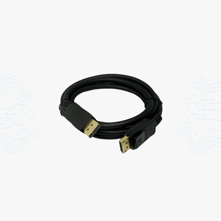 CABLE PUERTO DISPLAY MACHO A MACHO 2M NEGRO