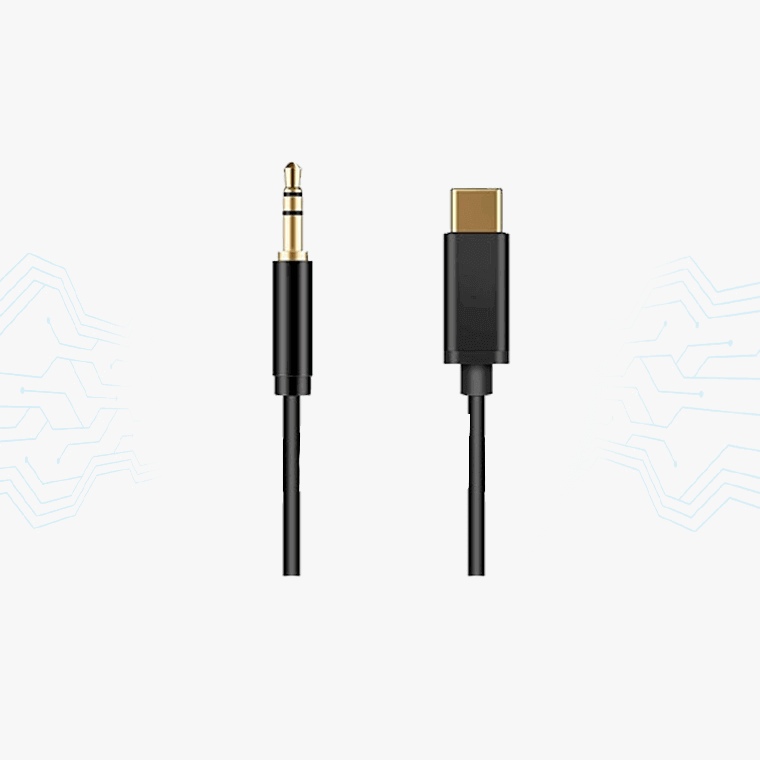 CABLE USB TIPO C A PLUG 3.5MM STEREO MACHO 2M C13479