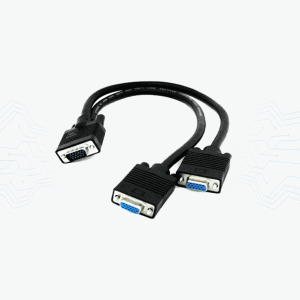 CABLE VGA MACHO A 2 VGA HEMBRA 30 CM