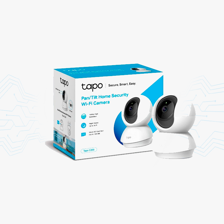 CAMARA WI-FI ROTATORIA DE SEGURIDAD PARA CASA TAP C200