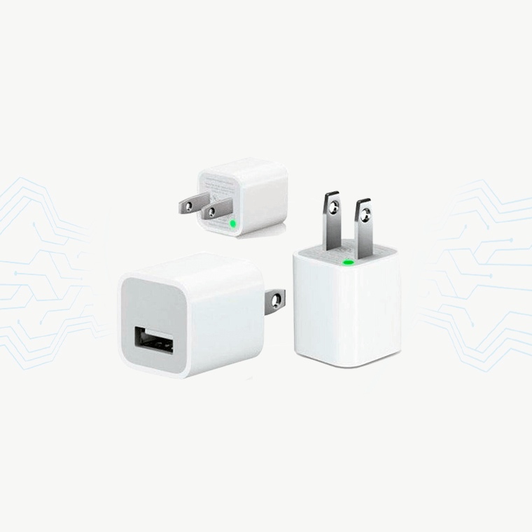 CARGADOR CORRIENTE TELEFONO USB 5V 2 AMP
