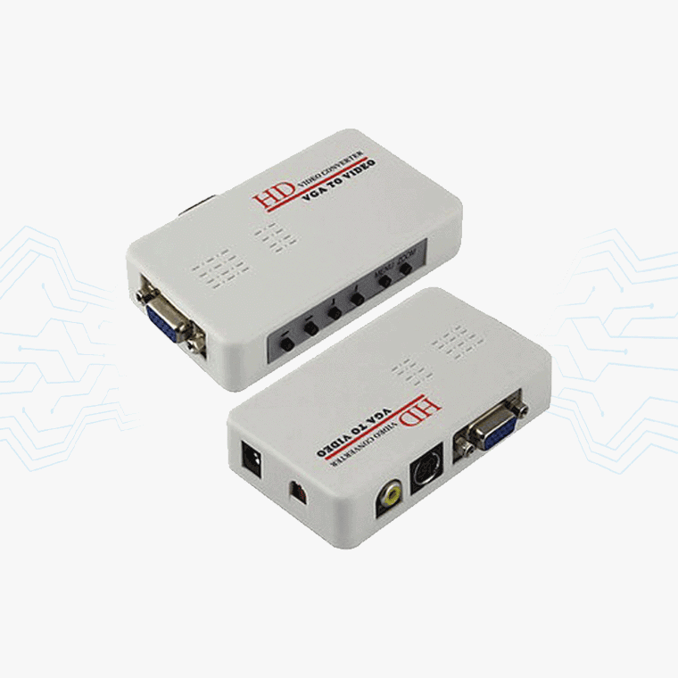 CONVERTIDOR VGA A RCA S-VIDEO