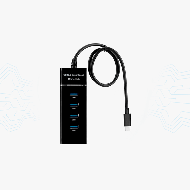 HUB 4 PUERTOS AE-USB3.0-H418