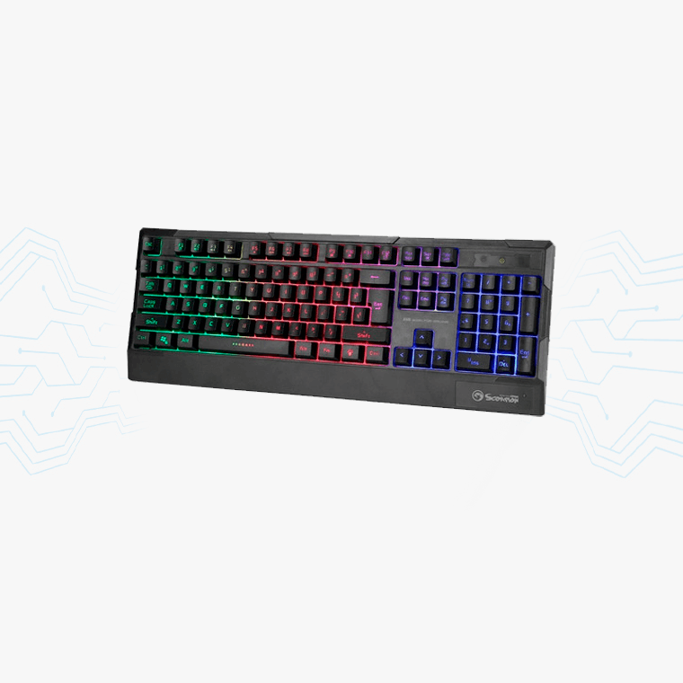MARVO K606 TECLADO GAMING RGB