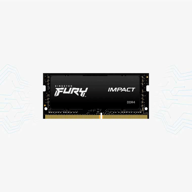 MEMORIA SODIMM KINGSTON 8GB FURY IMPACT DDR4-3200MHZ