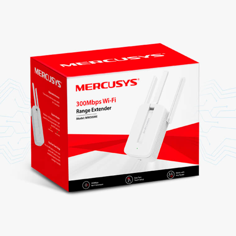 EXTENSOR DE RANGO WIRELESS TP-LINK-MERCUSYS MW300RE