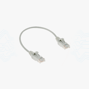 PATCH CORD RED CAT6 FTP  0.90M RJ45 METAL C13316