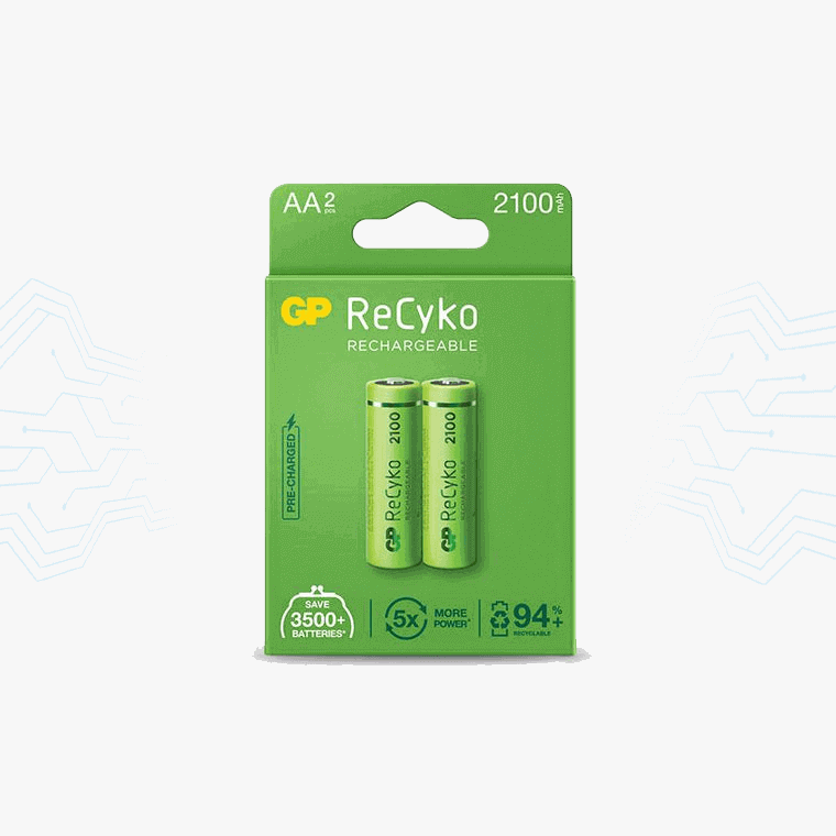 PILA RECARGABLE AA 2100MAH RECYKO