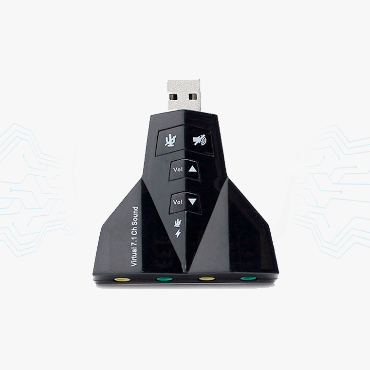 TARJETA DE SONIDO 7.1 CANALES 4 ENT AVION