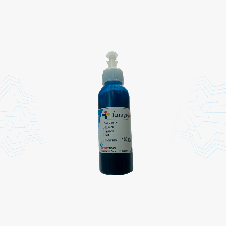 TINTA CANON AZUL 100ML IMAGEN JET