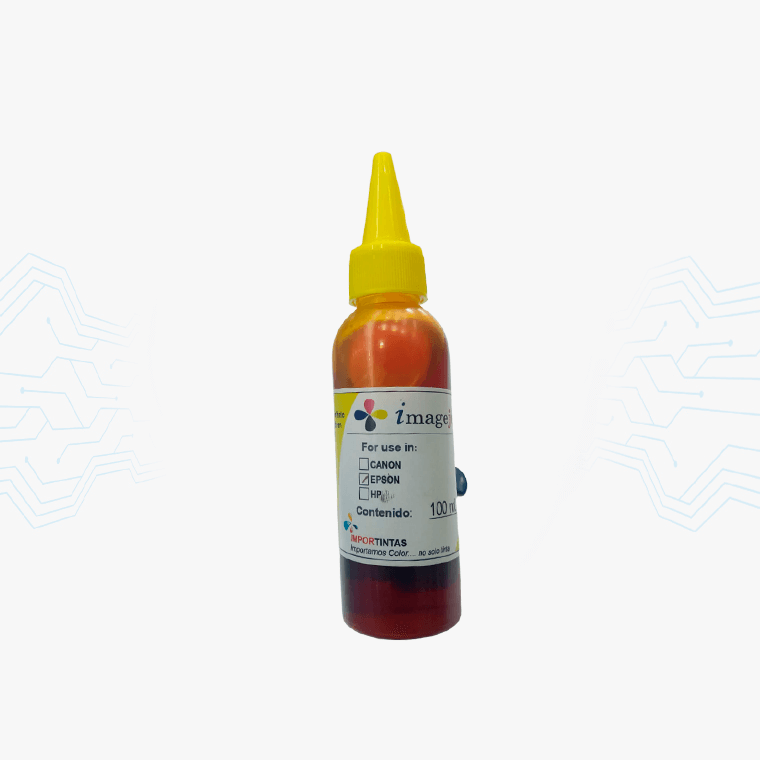 TINTA EPSON AMARILLO 100ML  IMAGEN JET