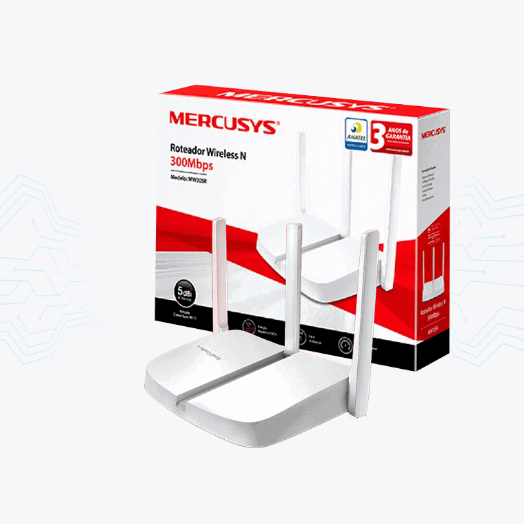 ROUTER TP-LINK MERCUSYS MW305R 2.4GHZ 300MBP ANTENAS 5DBI