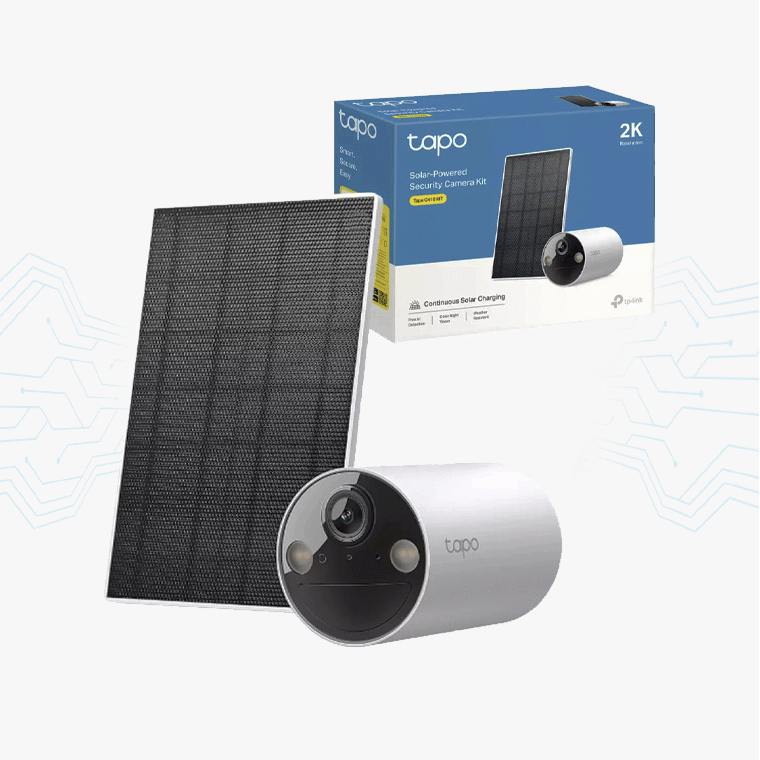 CAMARA WIFI TAPO C410 EXTERIOR 2K 3MP CON PANEL SOLAR