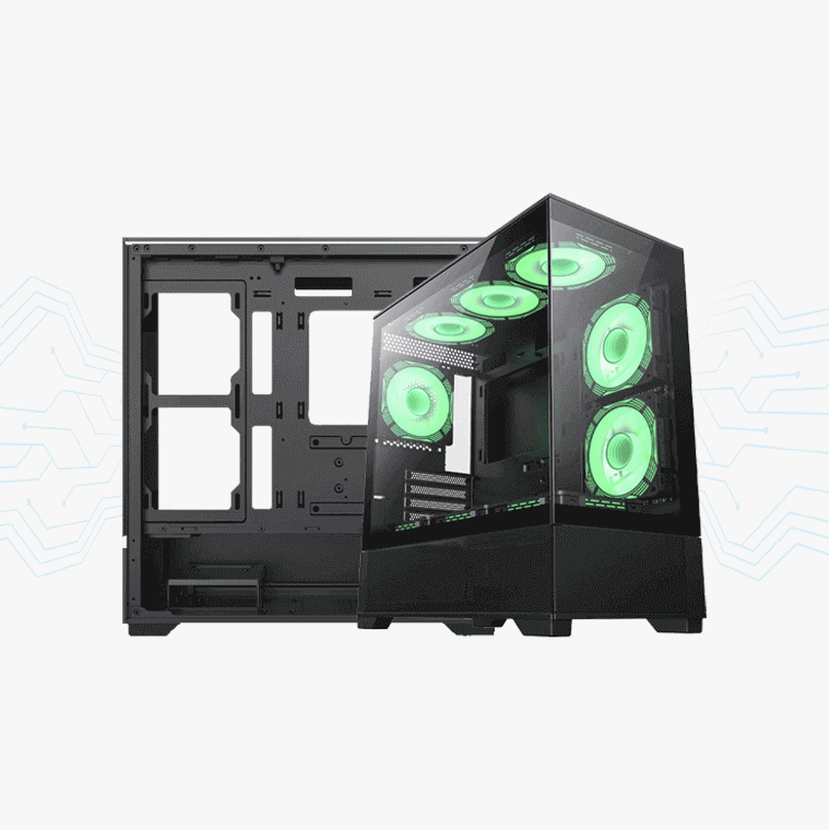CASE GAMING GAMEMAX VISTA MB VIDRIO TEMPLADO