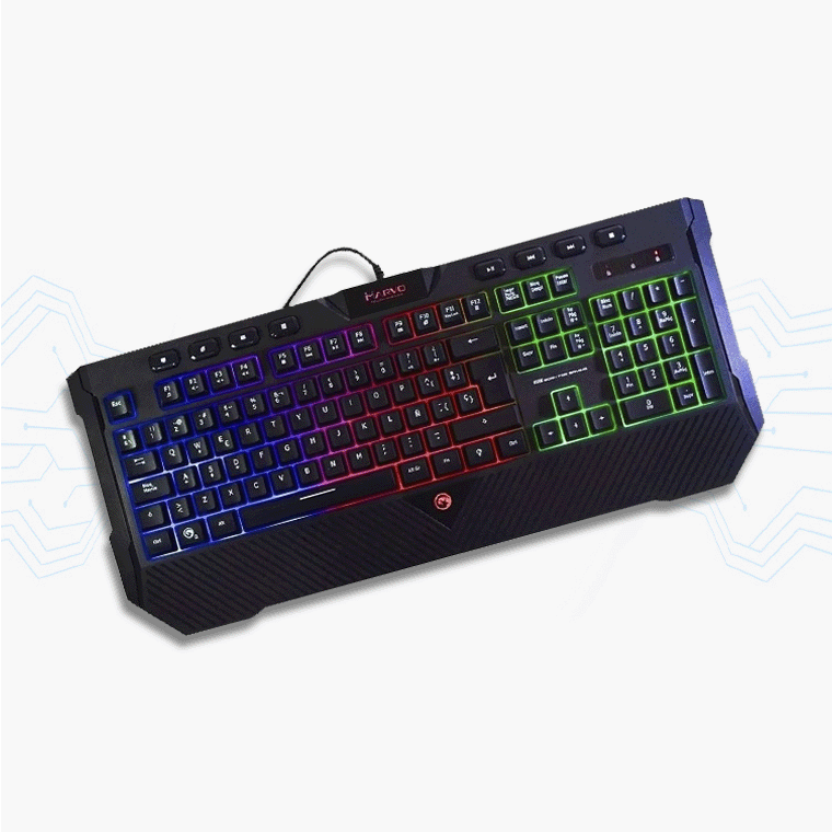 TECLADO GAMING MARVO MULTIMEDIA K656 MEMBRANA RGB