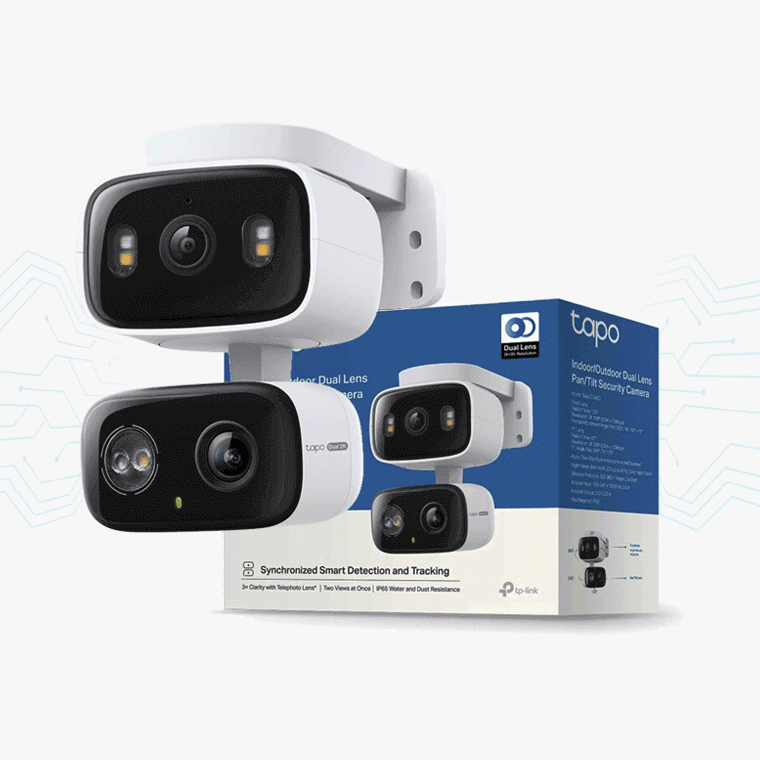 CAMARA TP-LINK TAPO C246D DOBLE LENTE/ EXTERIOR 2K/ COLORVU