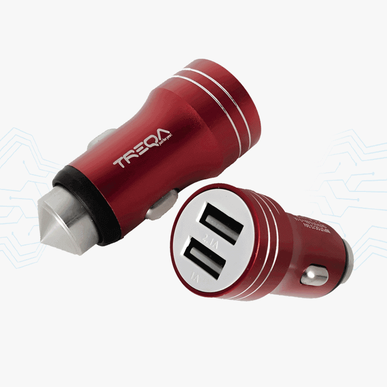 CARGADOR VEHICULAR CAPSULA TREQA