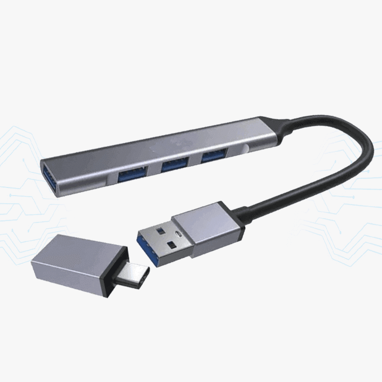 HUB USB 4 PUERTOS