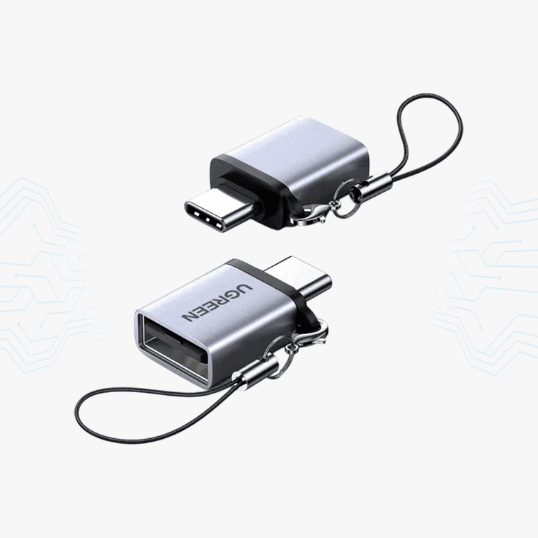 ADAPTADOR OTG UGREEN USB HEMBRA A TIPO C MACHO