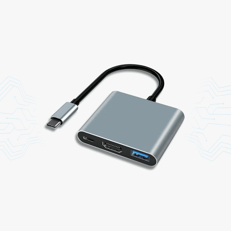 TIPO C A USB 3.0 HDMI Y TIPO C