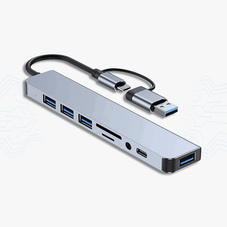 HUB USB-C 8 EN 1