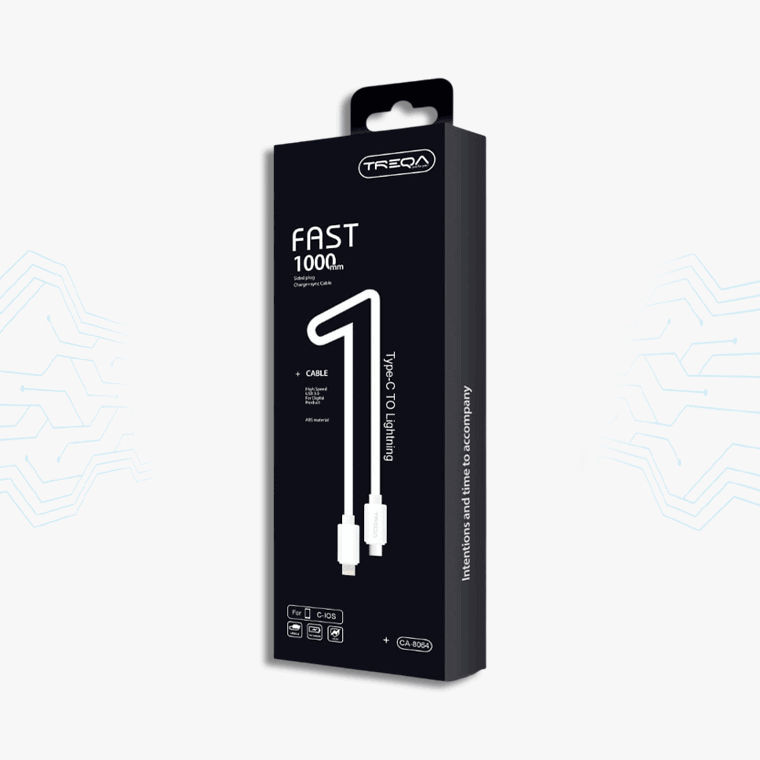 CABLE DE CELULAR TIPO C A LIGHTNING 1M