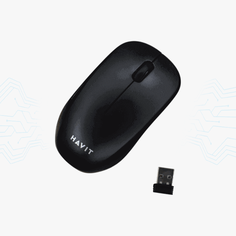 MOUSE HAVIT MS66GT WIRELESS/ 2.4GHZ/ NO INC PILA