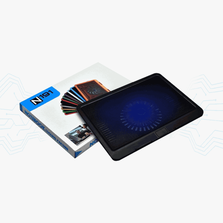 COOLER LAPTOP MODELO N19 / 1 VENTILADOR