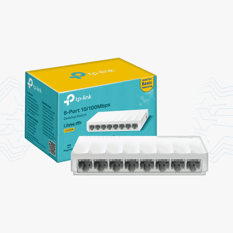 SWITCH LS1008 TP-LINK 8 PUERTOS 10/100 MBPS