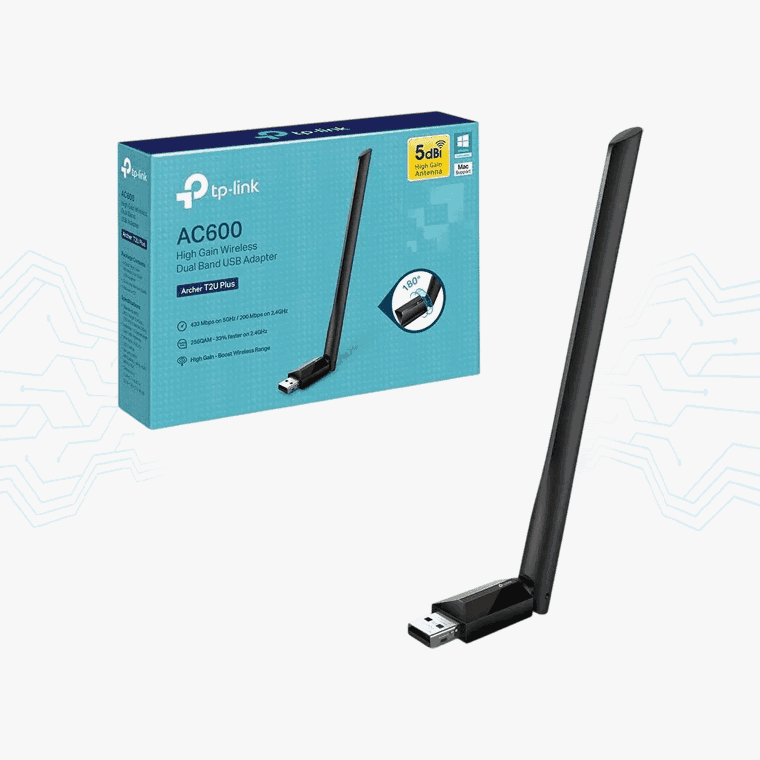 ADAPTADOR WIFI T2U PLUS USB TP-LINK DUAL BAND AC600 ARCHER