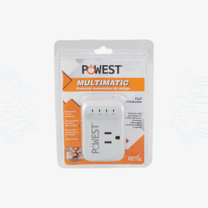 PROTECTOR VOLTAJE POWEST MULTIMATIC 10A /1200W/1 TOMA