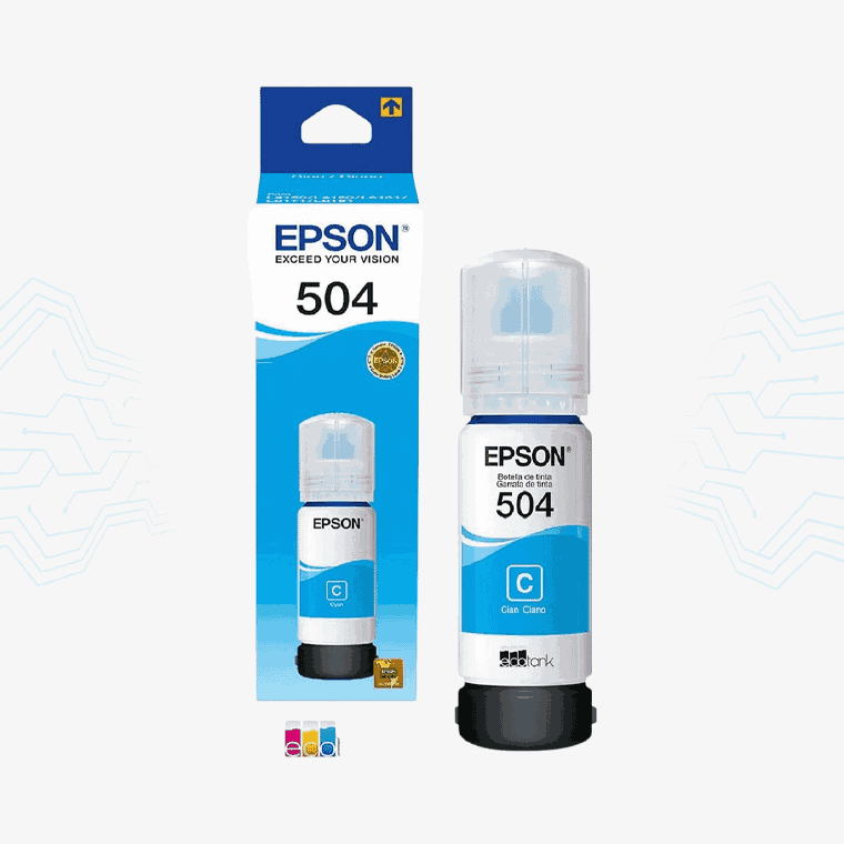 TINTA GENERICA EPSON 504 AZUL 70ML AAA