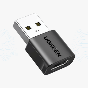 ADAPTADOR TIPO C HEMBRA A USB 3.0 MACHO UGREEN