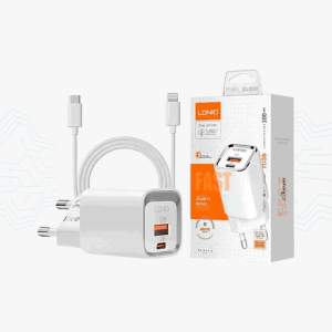 CARGADOR PARA IPHONE DOBLE SERVICIO LDNIO A2317IP