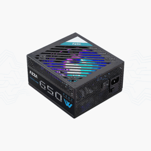 FUENTE DE PODER GAMER AZZA 650 WATTS ARGB 8 PLUS BRONZE